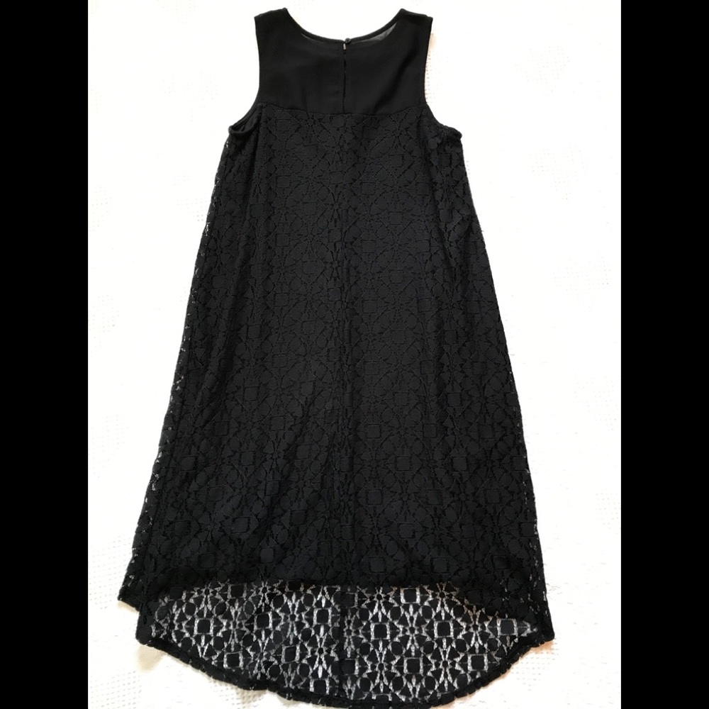Apt. 9 sleeveless black lace dress fully lined casual or dressy